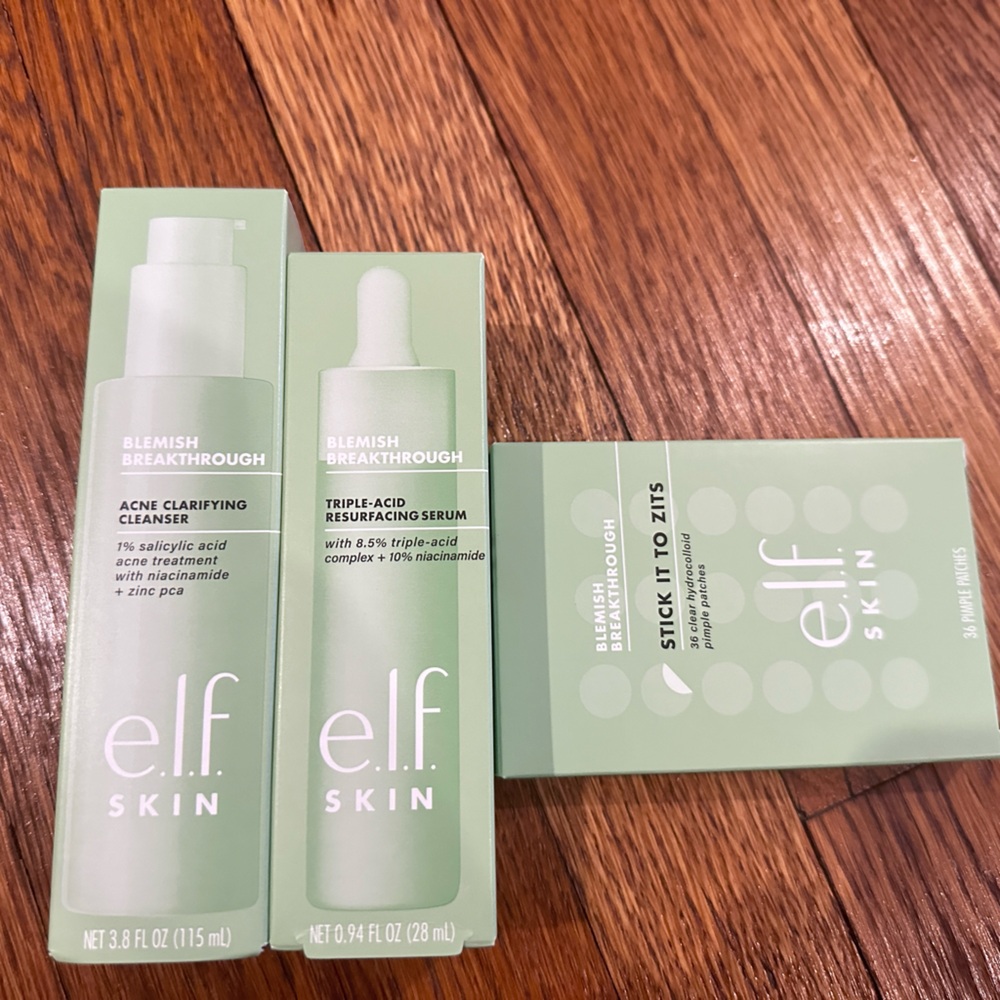 E.L.F Acne Solution 1 set (2 items) NEW